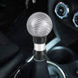 Universal Car Pressable Telescopic Carbon Fiber Gear Head Gear Shift Knob, Length: 9.5cm