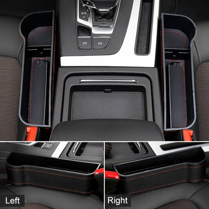 2 PCS Car Multi-functional Principal And Deputy Driver Seat Console Leather Box