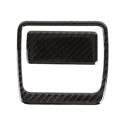 2 in 1 Car Carbon Fiber Front Passenger Seat Storage Box Switch Decorative Sticker for Buick Regal 2017-2021, Front Passenger Seat Storage Box