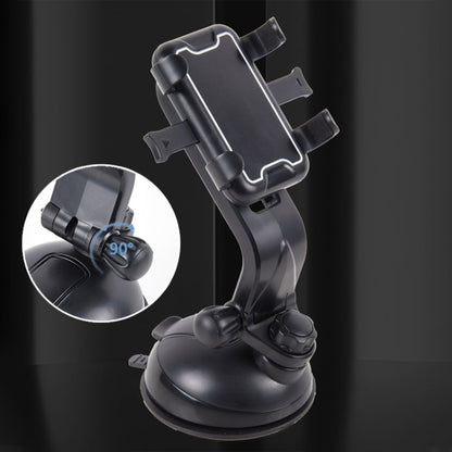 Universal Car Sucker Mobile Phone Holder, Sucker Holder (Black)