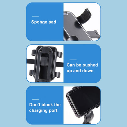 Universal Car Sucker Mobile Phone Holder, Sucker Holder (Black)