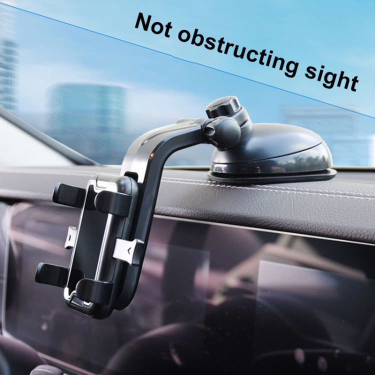 Universal Car Sucker Mobile Phone Holder, Sucker Holder (Black)