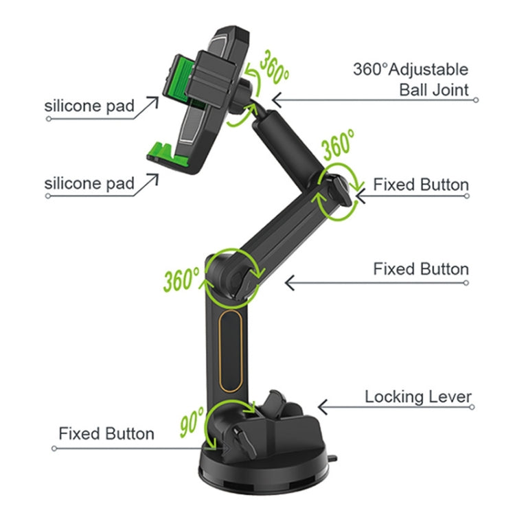 Truck Suction Cup Mobile Phone Holder, Suction Cup Mobile Phone Holder