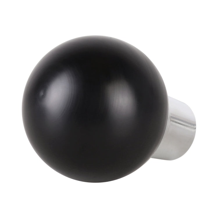 Universal Car Small Round Ball Resin + Carbon Fiber Metal Gear Shift Knob, Small Round Ball (Black), Small Round Ball (White)