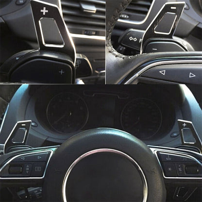 Car Modification Aluminum Paddle Shift Extensions for Audi A3 / S3 2017-2020 Steering Wheel Gear Shifters, For Audi A3 / S3 2017-2020