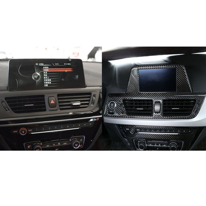 Car Central Control Air Outlet Decorative Sticker for BMW F52 1 Series Sedan 2017-2019, Left Drive, Central Control Air Outlet