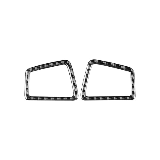 Car Carbon Fiber Dashboard Air Outlet Decorative Sticker for Ford Explorer 2013-2019, Left Drive, Dashboard Air Outlet