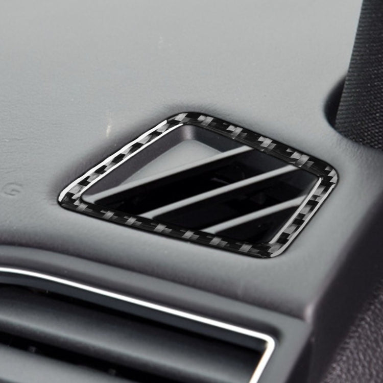 Car Carbon Fiber Dashboard Air Outlet Decorative Sticker for Ford Explorer 2013-2019, Left Drive, Dashboard Air Outlet