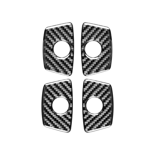 Car Carbon Fiber Door Decorative Sticker for Ford Explorer 2013-2019, Left Drive, Door