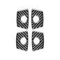 Car Carbon Fiber Door Decorative Sticker for Ford Explorer 2013-2019, Left Drive, Door