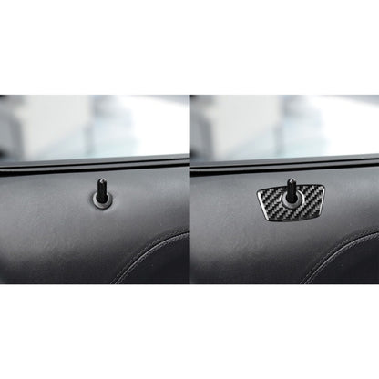 Car Carbon Fiber Door Decorative Sticker for Ford Explorer 2013-2019, Left Drive, Door