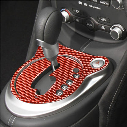 2 in 1 Car Carbon Fiber Automatic Gear Shifting Transmission Panel Decorative Sticker for Nissan 370Z / Z34 2009-, Right Drive, Automatic Gear Shifting Transmission Panel, Right Drive