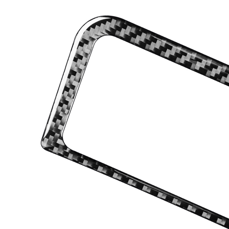 Car Carbon Fiber Rear Air Conditioning Frame Sticker for Audi A6L / A7 2019-, Left and Right Drive Universal, Rear Air Conditioning Frame