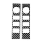 2 PCS / Set Carbon Fiber Car Central Control Volume Switch Decorative Sticker for Toyota Tundra 2014-2018, Left Right Driving Universal, Central Control Volume Switch