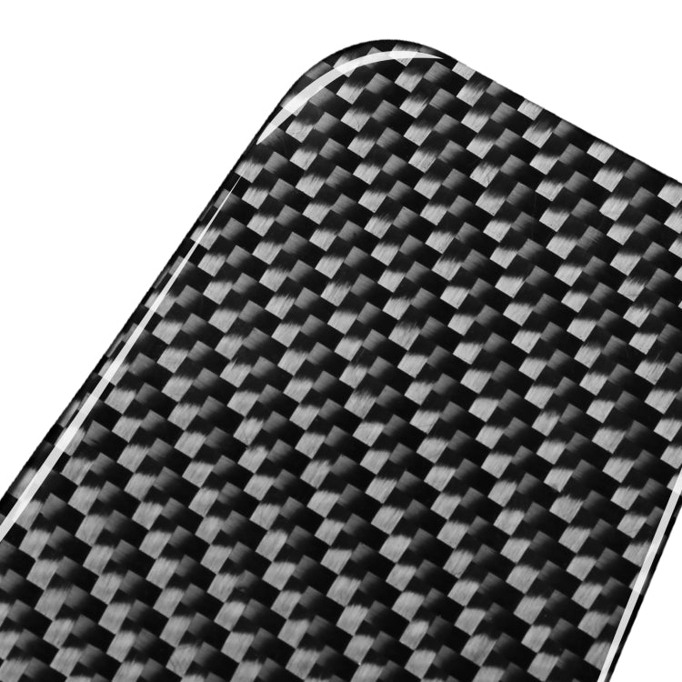 3 PCS / Set Carbon Fiber Car Seat Belt Panel Decorative Sticker for Dodge Challenger 2015 to Now, Left Driving, Seat Belt Panel
