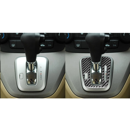 Carbon Fiber Car Gear Indicator Frame Decorative Sticker for Honda CRV 2007-2011,Right Drive, Gear Indicator Frame,Right Drive