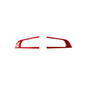 2 PCS / Set Carbon Fiber Car Steering Wheel Button Panel Decorative Sticker for Alfa Romeo Giulia 2017-2019,Left and Right Drive Universal, Steering Wheel Button Panel