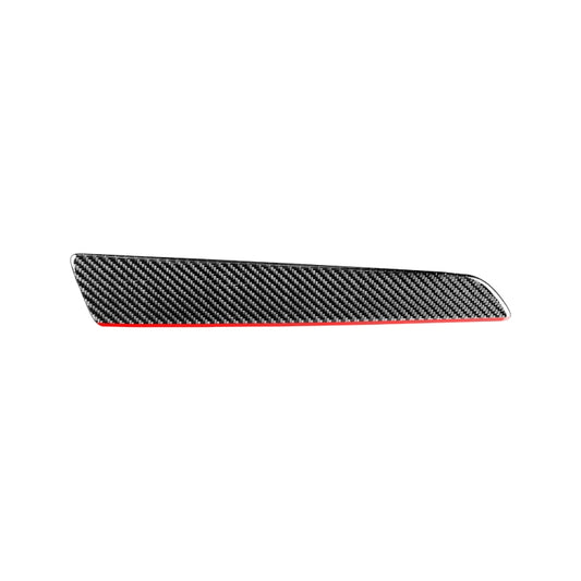 Carbon Fiber Car Co-pilot Trim Red Edge Decorative Sticker for Audi Q3 2013-2018,Left Drive, Co-pilot Trim Red Edge,Left Drive