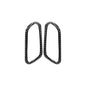 2 PCS / Set Carbon Fiber Car Inner Door Handle Decorative Sticker for Volkswagen Scirocco 2009-2016,Left and Right Drive Universal, Inner Door Handle