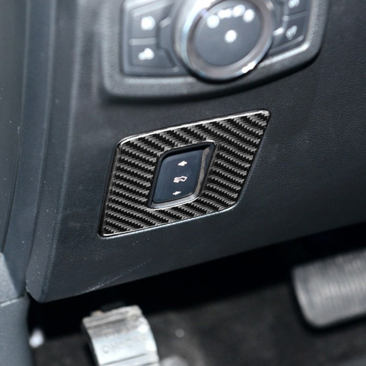 Car Carbon Fiber Throttle Brake Adjust Decorative Sticker for Ford F150 2017-2020, Left and Right Drive Universal, Throttle Brake