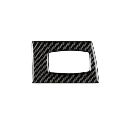 Carbon Fiber Car Left Driving Ignition Switch Decorative Sticker for BMW E90 / E92 2005-2012, Left Driving Ignition Switch