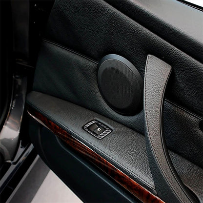 2 PCS Carbon Fiber Car Left Driving Lifting Panel Decorative Sticker for BMW E92 2005-2012, Diameter: 40.4cm, Diameter: 40.4cm