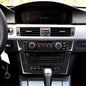 Carbon Fiber Car Central Control CD Panel Decorative Sticker for BMW E90 / E92 2005-2012, High Edition with Hole, CD Panel(High Edition with Hole)