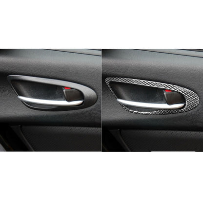 2 PCS Car Carbon Fiber Door Handle Decorative Sticker for Mazda RX8 2004-2008, Left and Right Drive Universal, Door Handle