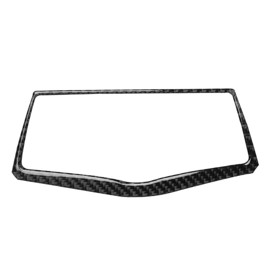 Car Carbon Fiber Multimedia Navigation Buttons Panel Decorative Sticker for Nissan 370Z Z34 2009-, Left and Right Drive Universal, Multimedia Navigation Buttons