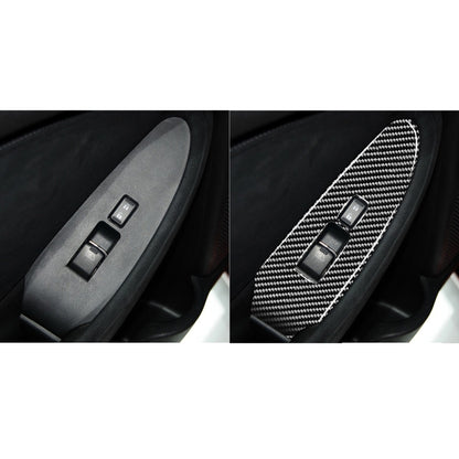 Car Carbon Fiber Vice Driving Side Door Lift Control Decorative Sticker for Nissan 370Z Z34 2009-, Right Drive, Vice Driving Side Door Lift Control Right Drive