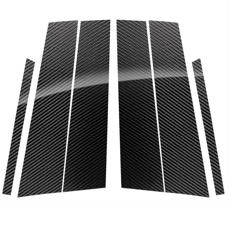Car Carbon Fiber B Pillar Decorative Sticker for Mercedes-Benz GLA 2013-2018, Left and Right Drive Universal, For Mercedes-Benz GLA 2013-2018