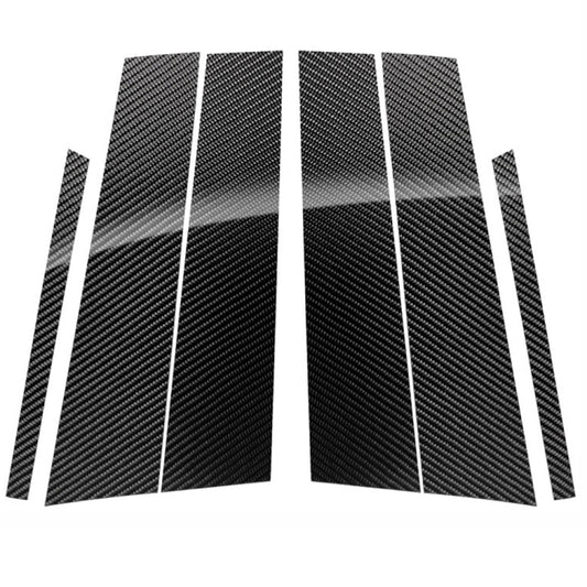 Car Carbon Fiber B Pillar Decorative Sticker for Mercedes-Benz GLA 2013-2018, Left and Right Drive Universal, For Mercedes-Benz GLA 2013-2018