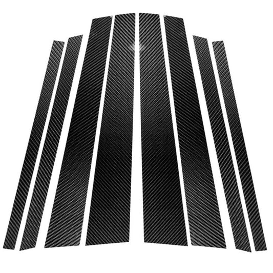 Car Carbon Fiber B Pillar Decorative Sticker for BMW X5 F15 2014-2018, Left and Right Drive Universal, For BMW X5 F15 2014-2018