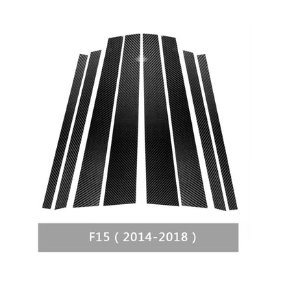 Car Carbon Fiber B Pillar Decorative Sticker for BMW X5 F15 2014-2018, Left and Right Drive Universal, For BMW X5 F15 2014-2018