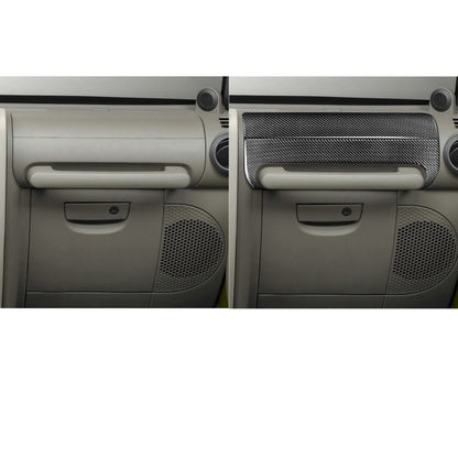 2 in 1 Car Carbon Fiber Front Passenger Seat Handrail Decorative Sticker for Jeep Wrangler JK 2007-2010, Left and Right Drive Universal, Front Passenger Seat Handrail