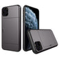 Shockproof Rugged Armor Protective Case with Card Slot, For iPhone 11 Pro, for iPhone 11 Pro
