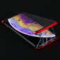 Ultra-thin angular frame magnetic absorption double - sided tempered glass shell, For iPhone X / XS, For iPhone XR, For iPhone XS Max