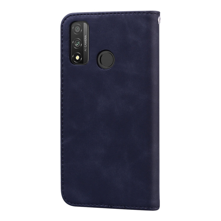 Frosted Business Magnetic Horizontal Flip PU Leather Case with Holder & Card Slot & Lanyard