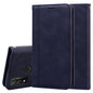 Frosted Business Magnetic Horizontal Flip PU Leather Case with Holder & Card Slot & Lanyard
