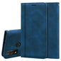 Frosted Business Magnetic Horizontal Flip PU Leather Case with Holder & Card Slot & Lanyard