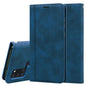 Frosted Business Magnetic Horizontal Flip PU Leather Case with Holder & Card Slot & Lanyard