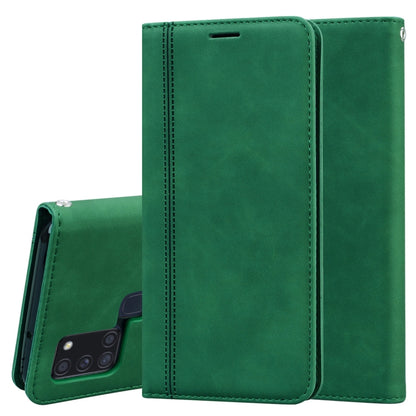 Frosted Business Magnetic Horizontal Flip PU Leather Case with Holder & Card Slot & Lanyard