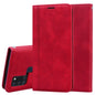 Frosted Business Magnetic Horizontal Flip PU Leather Case with Holder & Card Slot & Lanyard