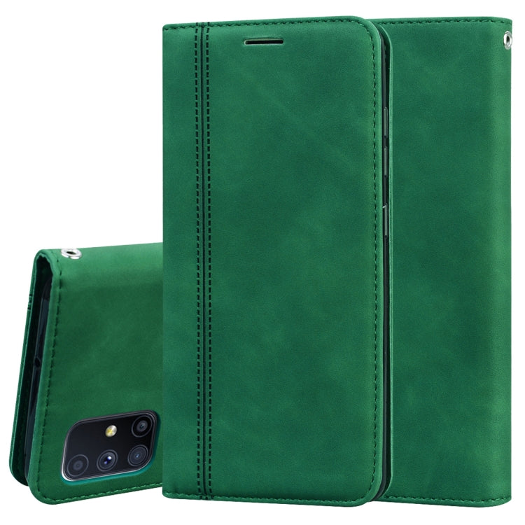 Frosted Business Magnetic Horizontal Flip PU Leather Case with Holder & Card Slot & Lanyard