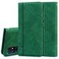 Frosted Business Magnetic Horizontal Flip PU Leather Case with Holder & Card Slot & Lanyard