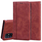 Frosted Business Magnetic Horizontal Flip PU Leather Case with Holder & Card Slot & Lanyard