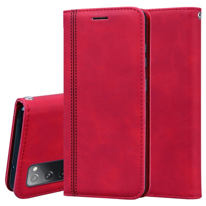 Frosted Business Magnetic Horizontal Flip PU Leather Case with Holder & Card Slot & Lanyard