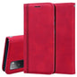 Frosted Business Magnetic Horizontal Flip PU Leather Case with Holder & Card Slot & Lanyard