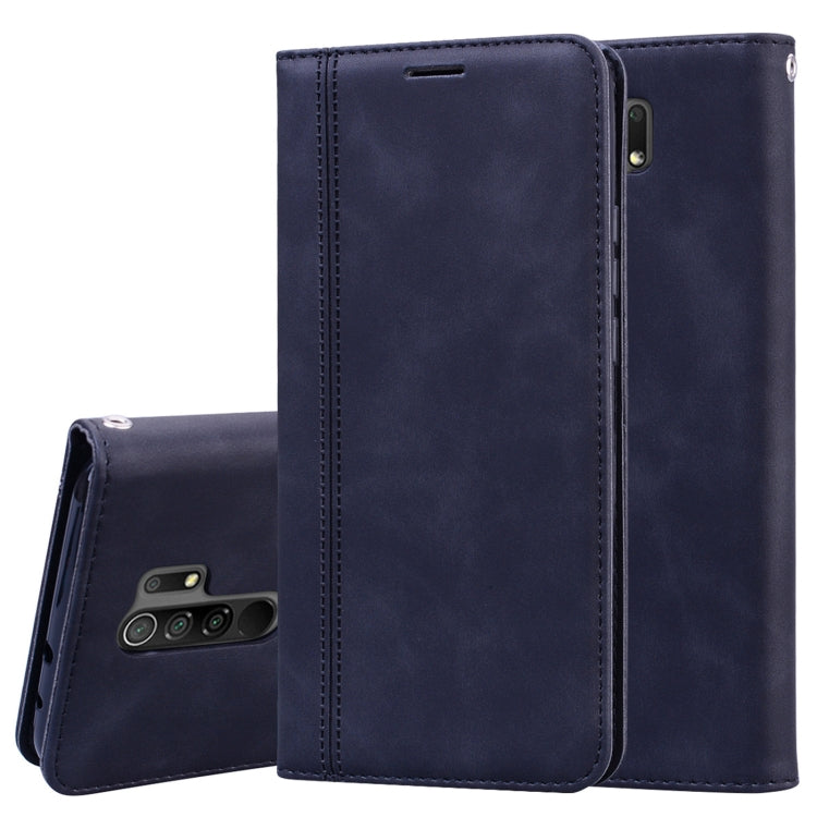 Frosted Business Magnetic Horizontal Flip PU Leather Case with Holder & Card Slot & Lanyard