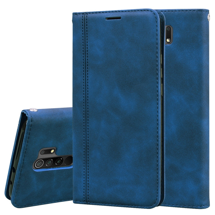 Frosted Business Magnetic Horizontal Flip PU Leather Case with Holder & Card Slot & Lanyard